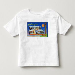 Large Letter Scenes, Greetings From Toddler T-shirt
