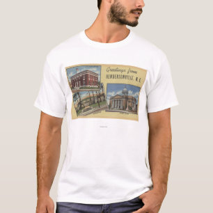 Large Letter Scenes - Hendersonville, NC T-Shirt