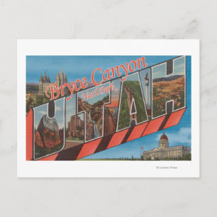Large Letter Scenes Postcard