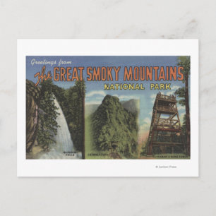 Large Letter Scenes - Smoky Mts. Nat'l Park, TN 2 Postcard