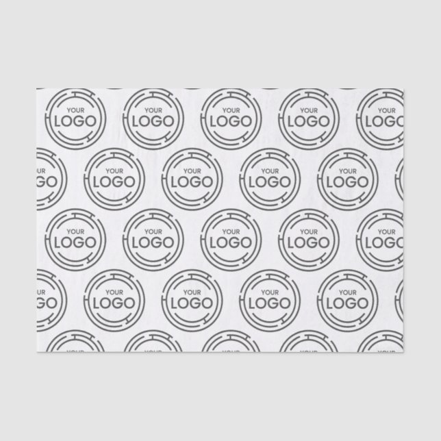 Large Logo Custom Business Tissue Paper (Front)