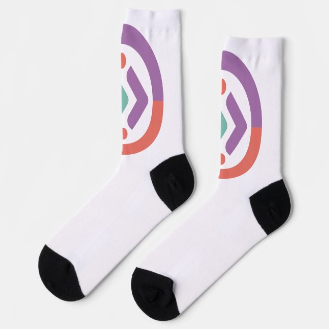 Large logo socks (Left)