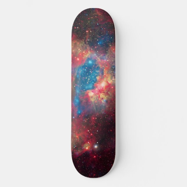 Large Magellanic Cloud Superbubble in Nebula N44 Skateboard (Front)