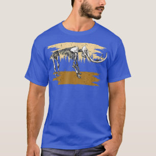 Large Mammoth Skeleton Etinct Animal Mammoth  T-Shirt