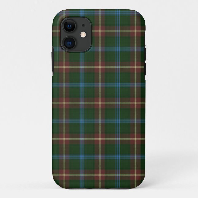 Large Manitoba tartan Case-Mate iPhone Case (Back)