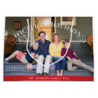 Large Merry Christmas Family Photo