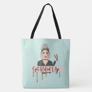 LARGE mint tote Bag