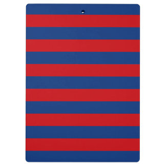 Large Modern Vibrant Horizontal Stripes Decor Clipboard