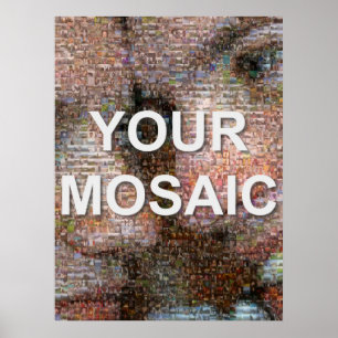 Large mosaic (portrait) poster