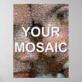 Large mosaic (portrait) poster