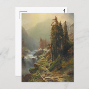 Large Mountain Landscape – Albert Zimmermann Postcard