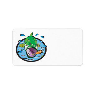 Large Mouth Bass 2 Label