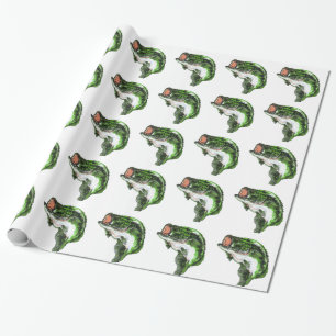 Large mouth Bass Wrapping Paper