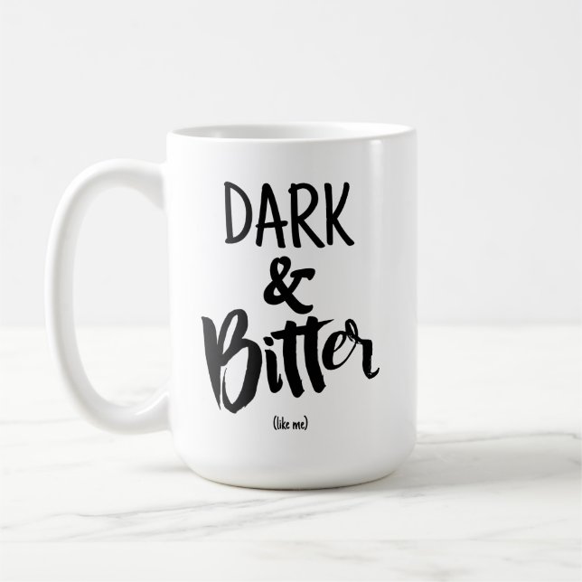 Large Mug - Dark & Bitter (Gauche)