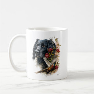 Large Munsterlander with pheasant Coffee Mug