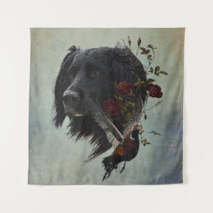 Large Munsterlander with pheasant Tapestry
