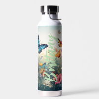 Large Name Personalized Water Bottle