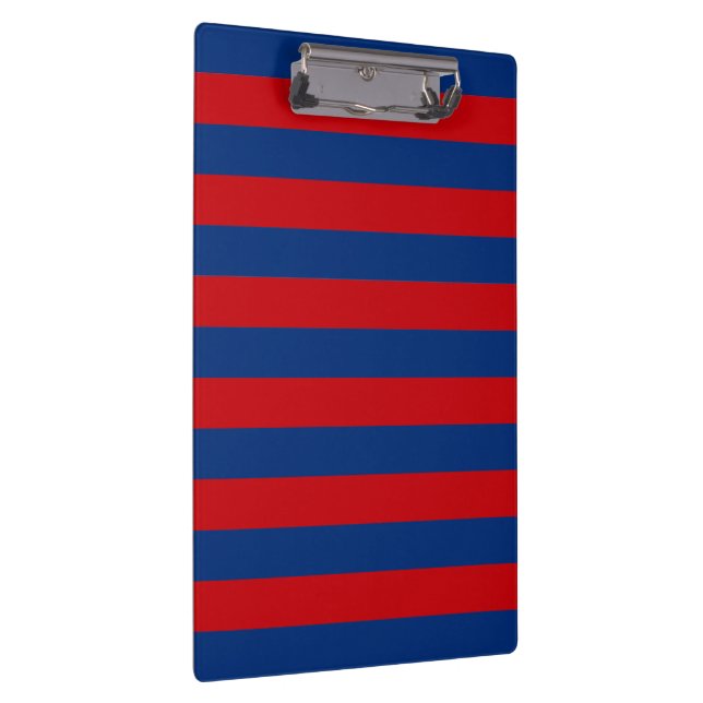 Large Nautical Theme Horizontal Stripes Clipboard (Right)
