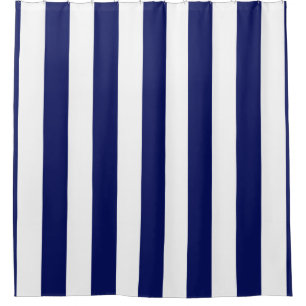 Large Navy Blue White Vertical Stripes #2