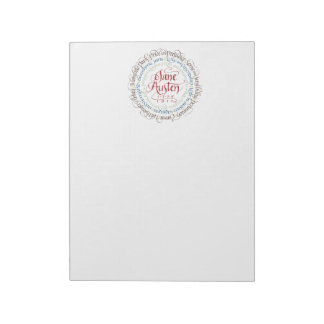 Large Notepad - Jane Austen Period Dramas - Vert.