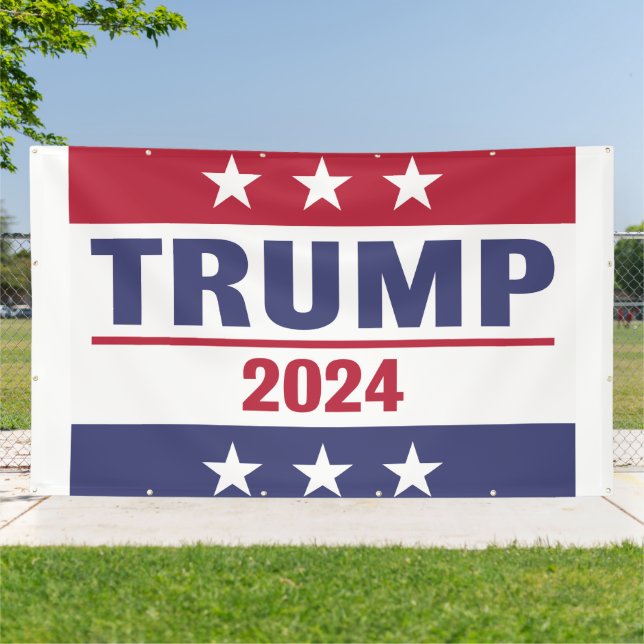Large Outdoor Trump 2024 Banner (Outside)
