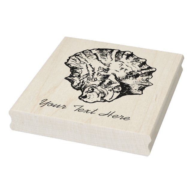 Large Oyster Napkin Stamp (Stamp)
