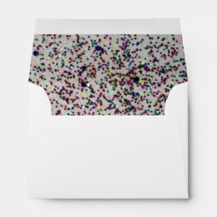Large Pastel Glitter Envelope