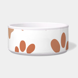 Large Paw Print Pet Bowl