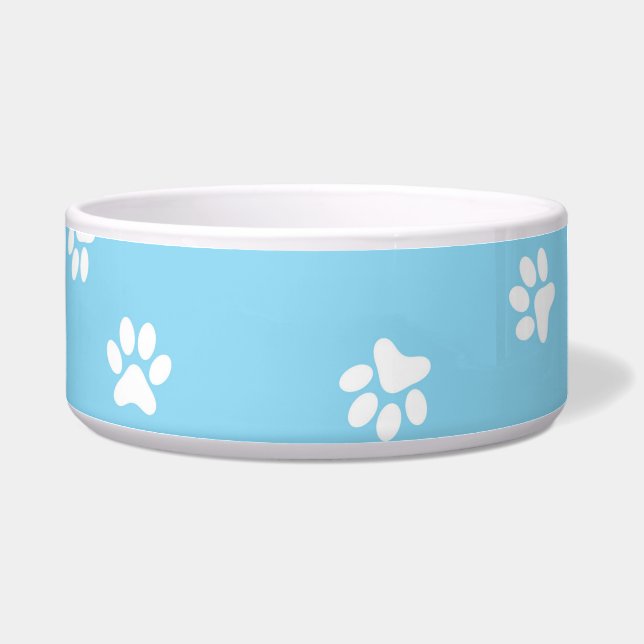 Large Paw Print Pet Bowl (Left)