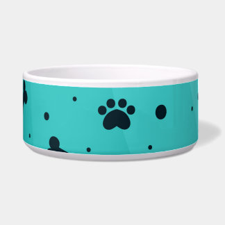 Large Paw Print Pet Bowl