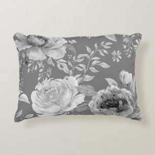 Large Peony Accent Pillow