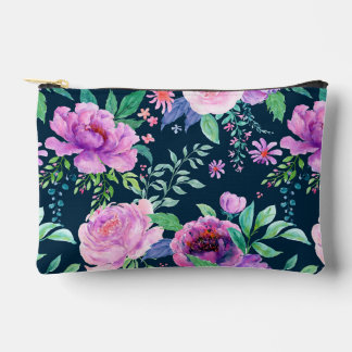 Large Peony  Accessory Pouch