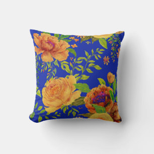 Large Peony  Throw Pillow
