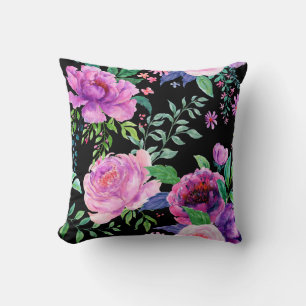Large Peony  Throw Pillow