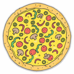 Large Pepperoni Pizza Pie Tasty Fast Food