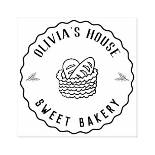 Large Personalised Homemade Logo Custom Rubber Sta Stamp