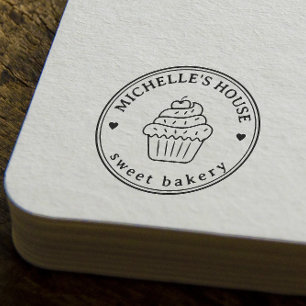 Large Personalised Homemade Logo Custom Rubber Stamp