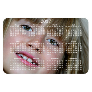 Large Personalized Calendars 2017 Flexible Magnet