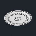 Large Personalized Homemade Logo Custom Paper Plate<br><div class="desc">Easily personalize this Large Personalized Homemade Logo Custom Paper Plate with your own company logo. Just add your own logo,  image and text. Perfect for crafting,  party,  any kind of small business,  scrapbooking,  decorations or business stationery.</div>