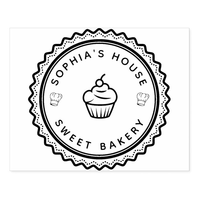 Large Personalized Homemade Logo Custom  Rubber St Stamp (Imprint)