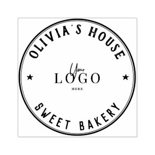 Large Personalized Homemade Logo Custom Rubber Stamp