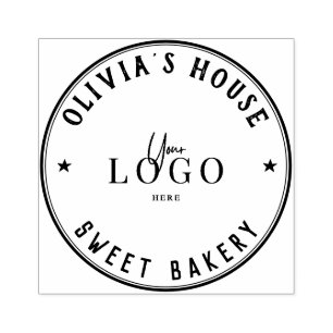 Large Personalized Homemade Logo Custom Rubber Stamp