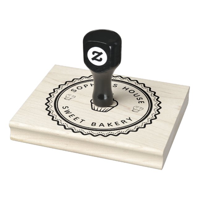 Large Personalized Homemade Logo Custom  Rubber Stamp (Stamp)