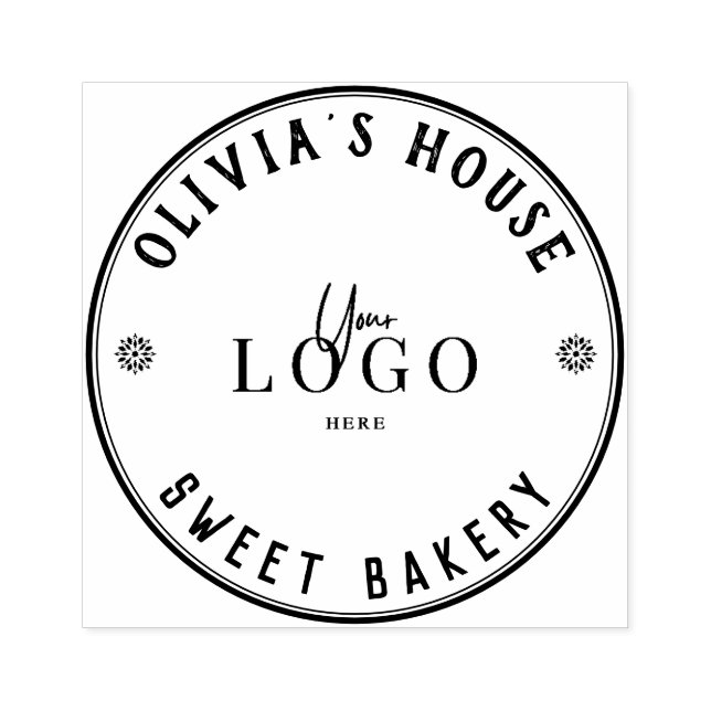 Large Personalized Homemade Logo Rubber Stamp (Imprint)