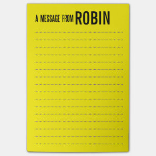 Large Personalized Post-It Notes