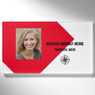 LARGE PHOTO Name Tag