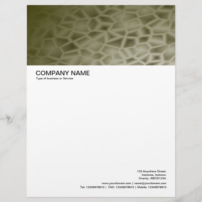 Large Picture Header - Alien Planet Letterhead (Front)