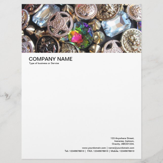 Large Picture Header - Bling Bling Letterhead (Front)