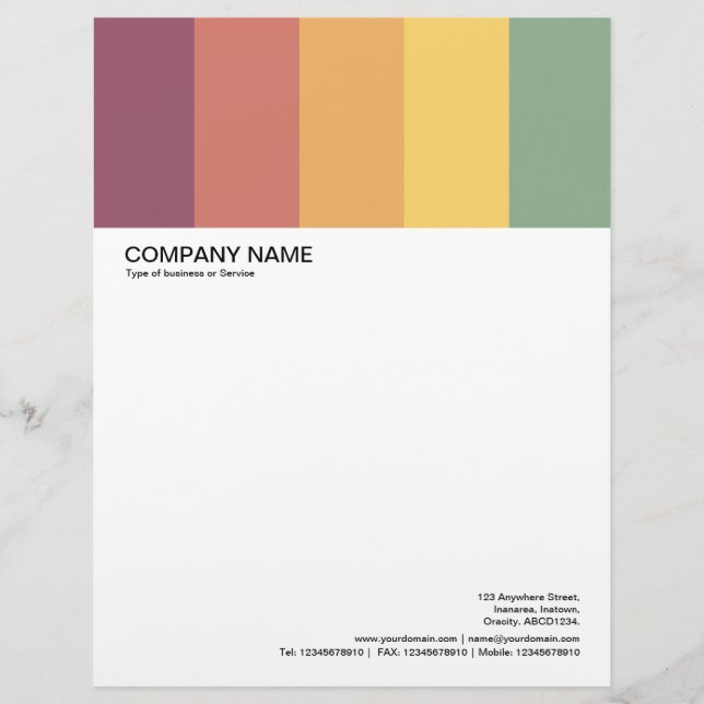 Large Picture Header - Colorbars 03 Letterhead (Front)