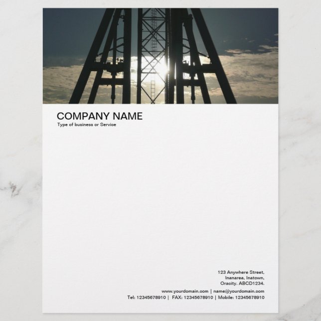 Large Picture Header - Steel Constuction Letterhead (Front)
